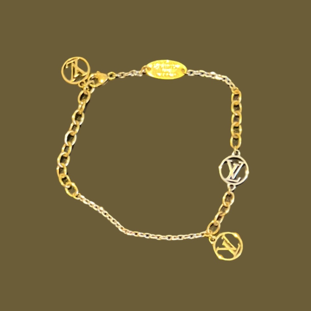 Louis Vuitton Gold Charm Bracelet